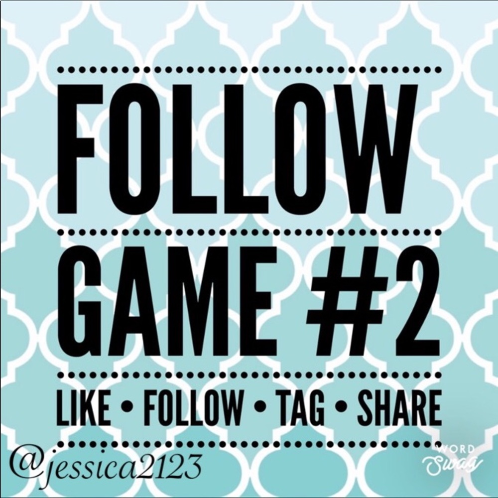 Follow Game #2! Thank you for sharing! 🤩